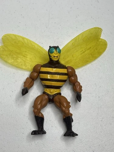 1983 Mattel He-Man Masters of the Universe MOTU Buzz Off Bee Figure W/ Wings VTG