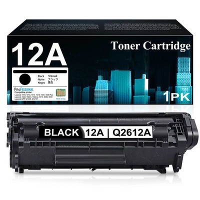 12A Black Toner Cartridge with Chip for HP Q2612A LaserJet 1010 1020 M1005 1PK