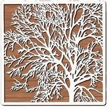 Reusable Birch Tree stencil for painting - Mylar - new - Free postage (4)