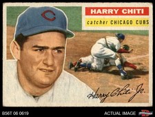 1956 Topps #179 Harry Chiti Grey Back Cubs COMMON VARIATION 2.5 - GD+