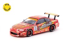 Tarmac Works 1/64 Vertex Ridge TE3006 Soarer Chrome Red Special Edition Car