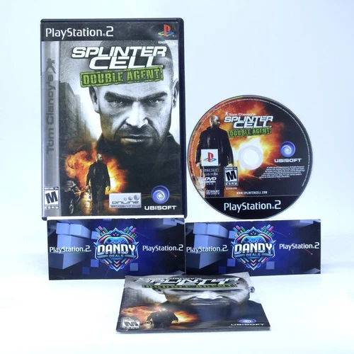 Splinter Cell Double Agent PS2 CIB W/ Manual - PlayStation 2