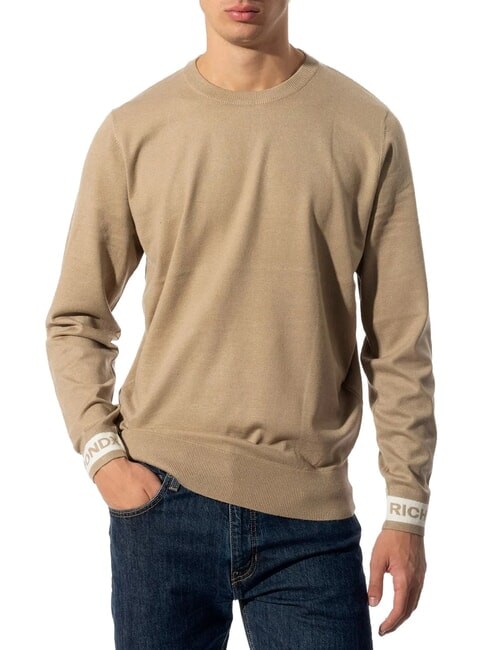 Пуловер Herren RICHMOND X Abera из джерси Rundhals, шиншилла XS Wahl = P Chinchi