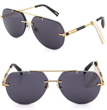 CHOPARD L.U.C. G37 Aviator Yellow Gold Plated SCHG37 Unisex Rimless Sunglasses