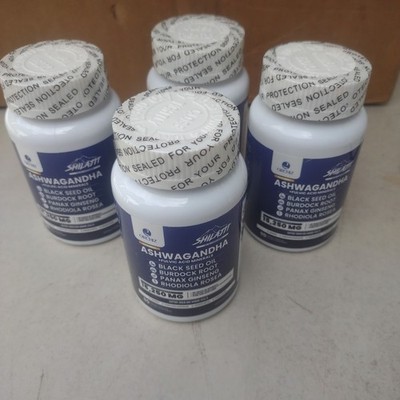 4 ASHAWANDA By ORCHID*BLOOD FLOW BRAIN+IMMUNE 90 CAPS X4=360 CAPSULE 