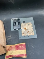 Vintage DELTA UNISAW Original Switch Cover Plate Rockwell Manufacturing Tablesaw