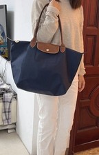 Longchamp le Pliage Marineblau Groß L