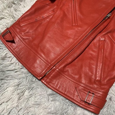 KUSHITANI Leather Jacket Single Riders Genuine Leather limited