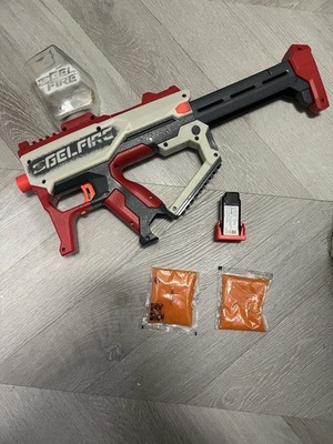 Nerf Pro Gelfire Mythic Blaster, 10,000 Gelfire Rounds, Hopper, Rechargeable