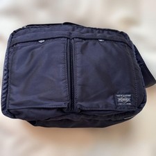 PORTER Yoshida 2Layer Shoulder Bag L Crossbody Black 622-08810 Japan Authentic