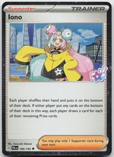 Iono (Cosmo Foil) 185/193 Holo Promo Miscellaneous Cards & Products Pokemon NM
