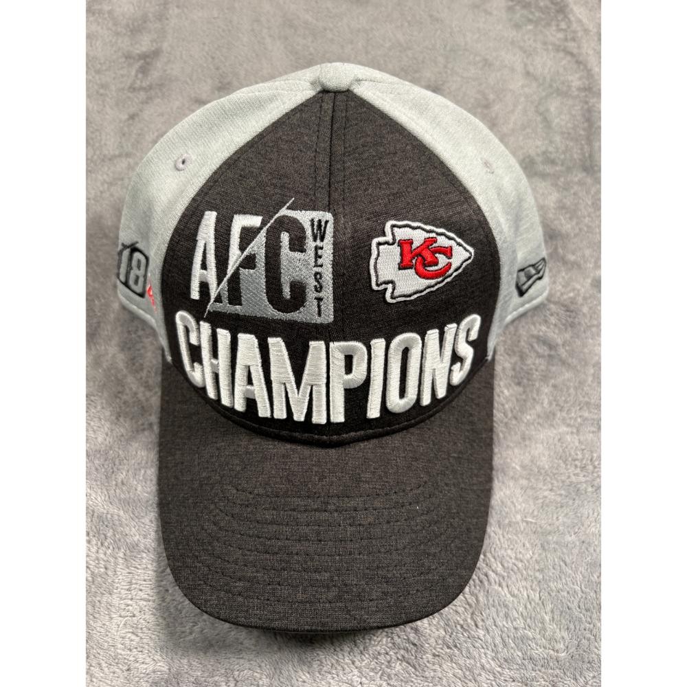 New Era 9FORTY Kansas City Chiefs AFC West Champions 2018 Cap Mens One Size Hat