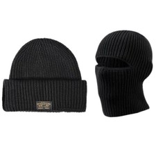 Balaclava Face Mask Beanie Hats, 2 in 1 Knitted Beanie for Men Women Full Fac...