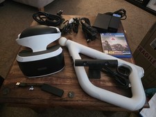 PlayStation 4 VR PS4/PS5 Converter, Headset & Gun, Camera Bundle