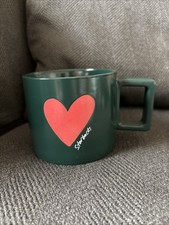 Starbucks 2026 Valentine's Day Recycled Glass Cold Cup Tumbler with Red Heart Lid 16oz — listing 3