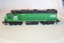 HO Scale Life-Like, GP-38 Diesel Loco, Burlington Northern #2098, Green