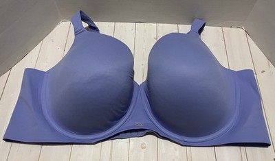 size 54DDD Cacique bra lightly lined balconette underwire periwinkle