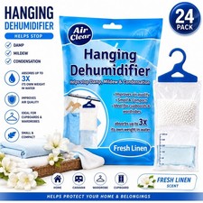24PK HANGING WARDROBE DEHUMIDIFIER BAGS CONDENSATION MOULD MILDEW DAMP