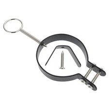 1Pc Creative Ham Fixing Holder Useful Ham Stand Storage Rack for Home (Black)