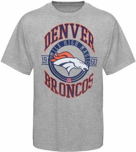 Denver Broncos NFL Mens Game Day Logo Tee Shirt MEDIUM ONLY - 第 1/1 張圖片