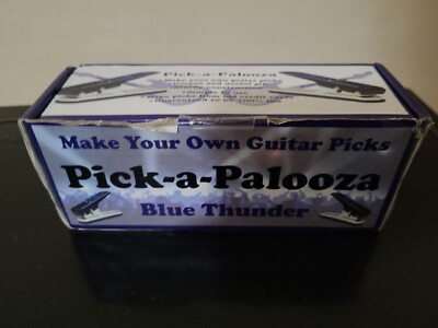 Pick A Palooza - Make Your Own Guitar Picks - Blue Thunder New In Box