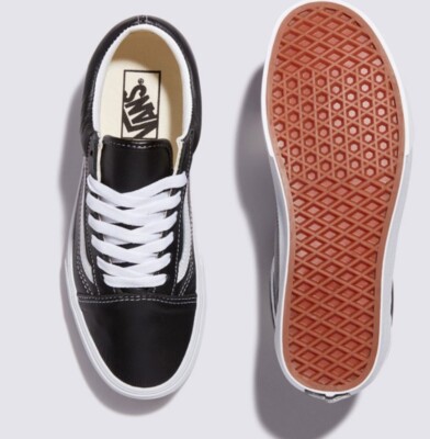 VANS Old Skool men's sneakers VN000CP5BPB leather black | eBay