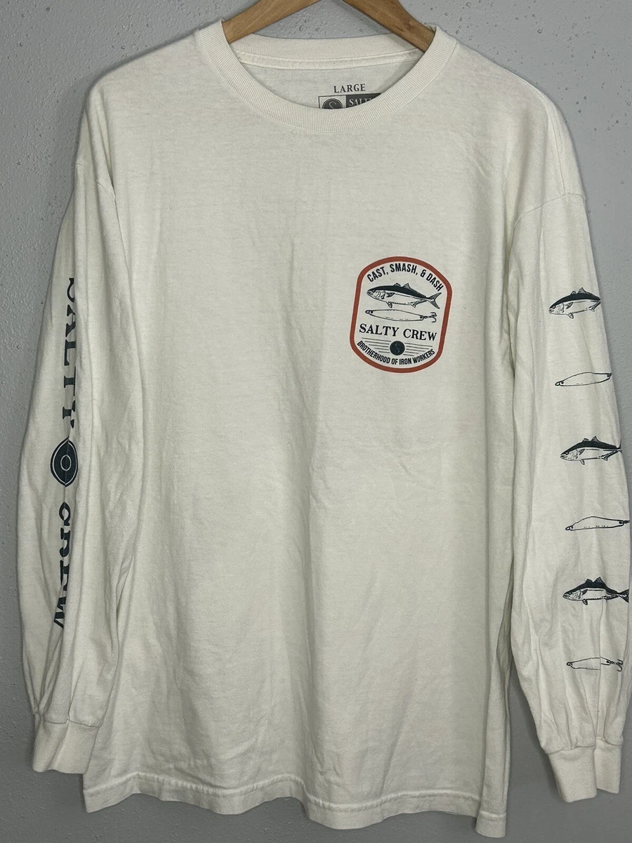 salty crew white long sleeve