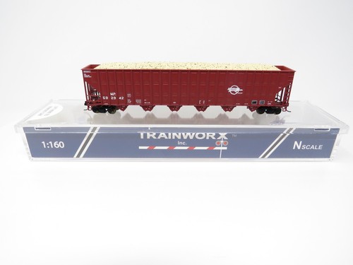 Trainworx N 27003-10 Missouri Pacific Greenville tolva de astillas de madera vagón de carga - Imagen 8 de 8