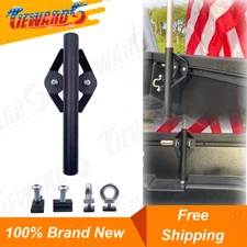 Tiewards Truck Bed Rail Flag Pole Mount Holder for Toyota Tacoma Tundra Steel