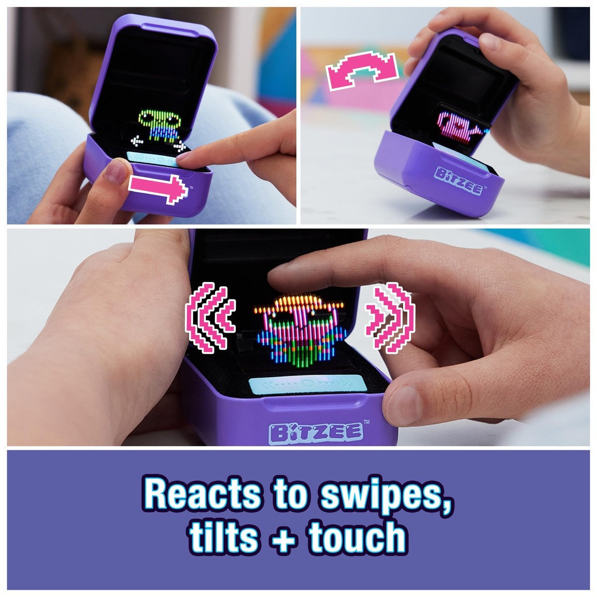 Bitze Interactive Toy Digital Pet and Case with 15 Animals Inside