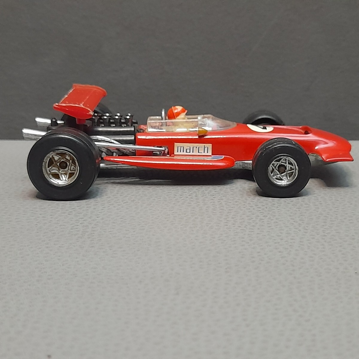 Vintage Toy Race Car F.5 Ford March F1 1:32 Politoys Made In Italy