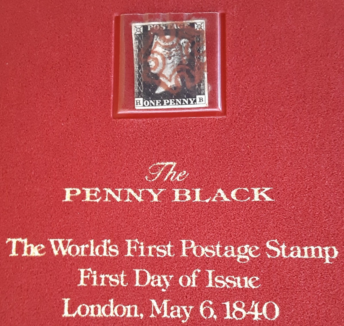 ペニーブラック　1840年 1 - 1840 Great Britain Penny Black - Mystic Stamp Company