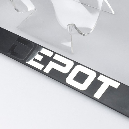 Matte Black License Plate Frame Chrome COOPER Laser Etched Metal Screw Cap - Imagen 2 de 7