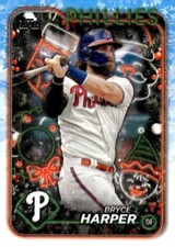 Bryce Harper 2024 Topps Holiday #H179 MLB Phillies ID:121956
