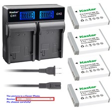 Kastar Battery LCD Rapid Charger for Canon NB-6LH CB2LY Canon PowerShot SX240 HS