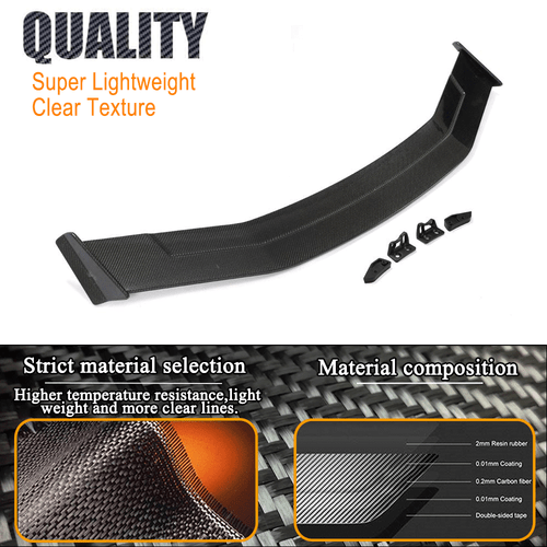 Carbon Heckspoiler Flügel GT Spoiler lippe Passt für Audi A5 S Line S5 2017-2020 - Picture 4 of 8
