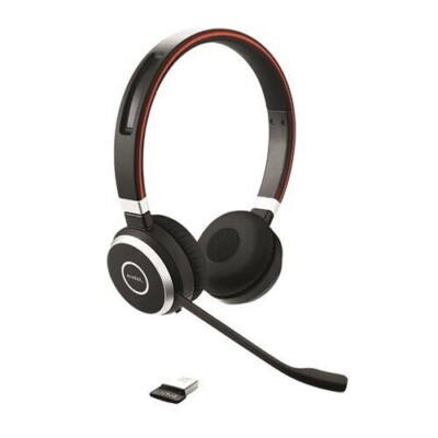 Jabra Evolve 65 Stereo Headset P/N: 6599-829-409 HSC018W Very Good in Box