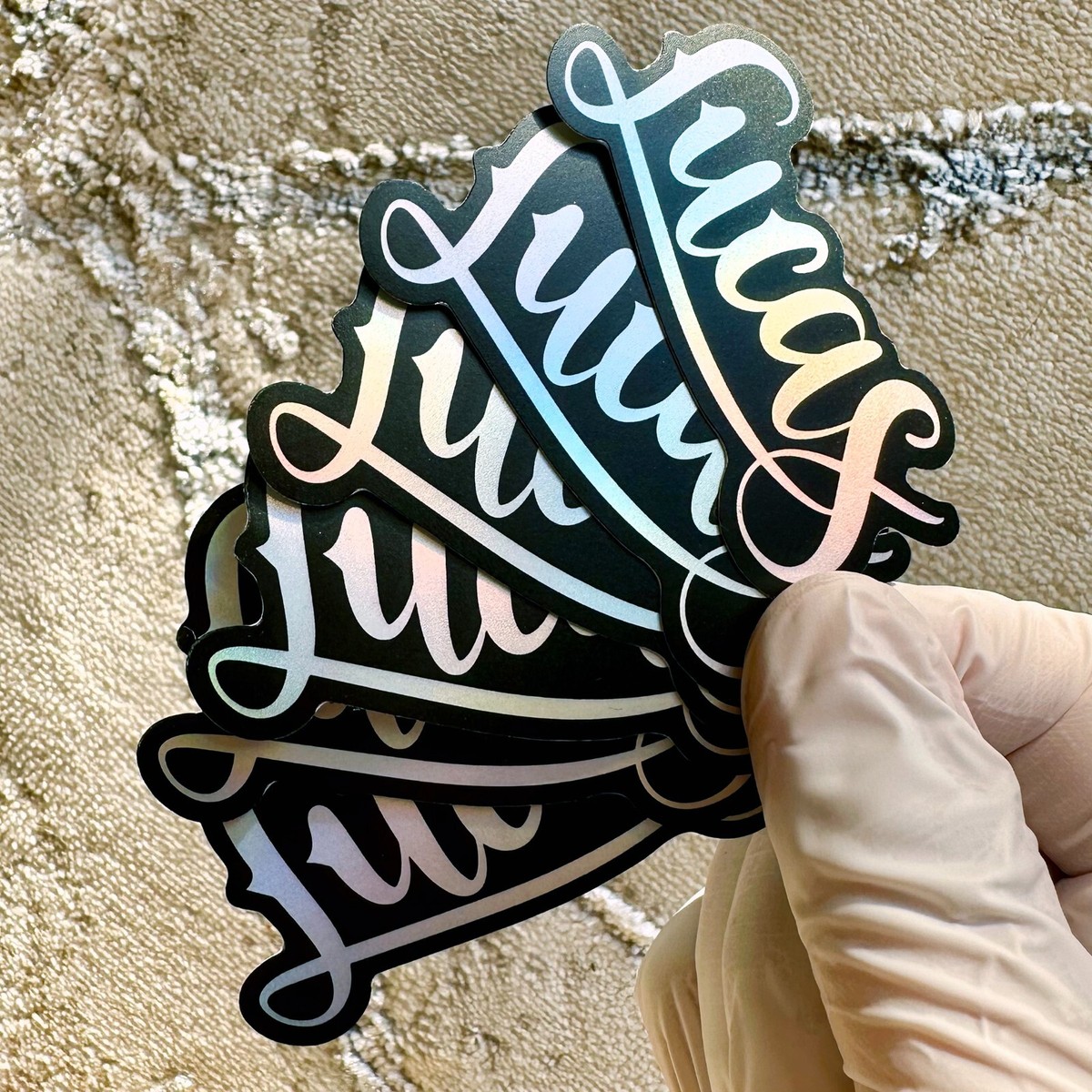 Name Sticker : LUCAS | 12PC Pack | for school or Office | graffiti