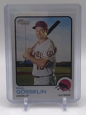 2022 Topps Heritage #345 Phil Gosselin Angels