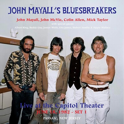 JOHN MAYALL'S BLUESBREAKERS LIVE - CAPITOL THEATER - 6/18/82 [blue vinyl - 2LP]