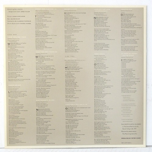 James Taylor JT 1977 Vinyl Record Album Gatefold Sleeve Mint - Picture 5 of 5