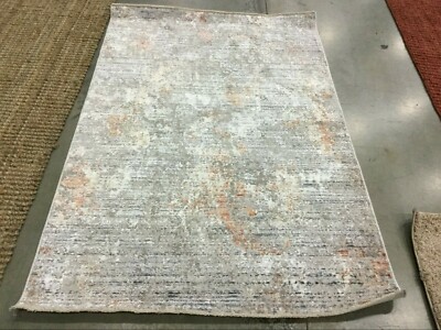 GREY / MULTI 4' X 6' Pulled Threads Rug, Reduce price 1172644132 DRM429G-4