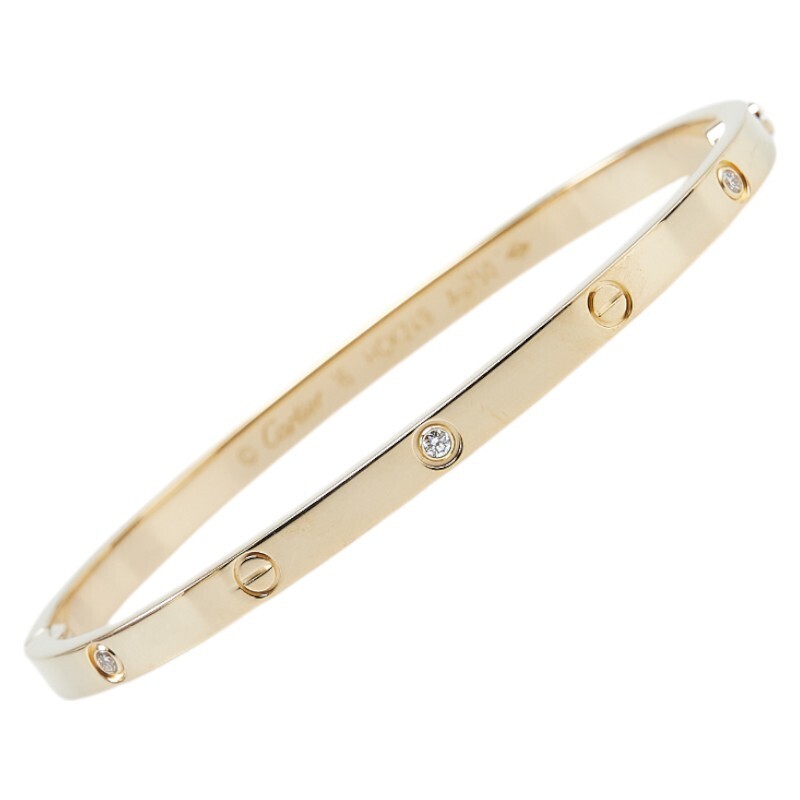 Cartier Love Breath SM 6P Bangle K18YG P0027920 | eBay