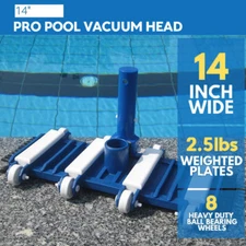 Pool Sweeper Vacuum Flexible Pool Vacuum Head For In/above ground pool supplies