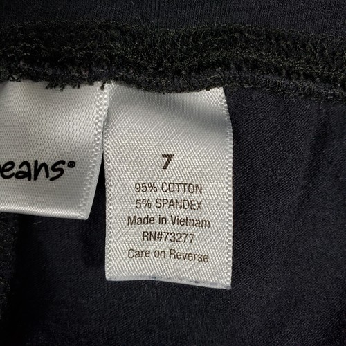 Jumping Beans Slacks Size 7 Kids Black Cotton Spandex Pants - Picture 8 of 14