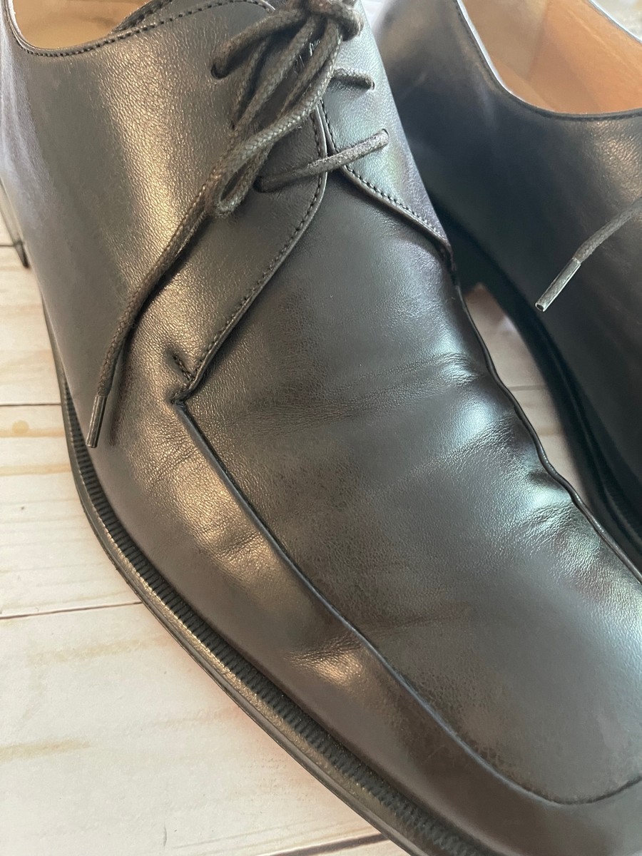 Bruno Magli Leather Derby Lace Up Shoe US 10.5 M BROWN | eBay display picture 1
