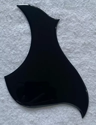 For Gibson Songwriter Acoustic Guitar Self Adhesive Pickguard,Crystal Black