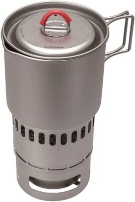 EVERNEW Ti Mug pot 500 Titanium Stove set ECA538 5.7oz Made