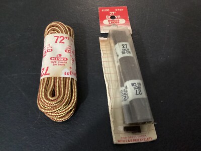 Assorted Pairs of Shoe Strings & Boot Laces (3) Pair