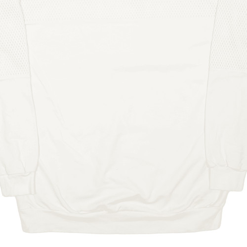 REEBOK Mesh Sweatshirt Cream Womens XS - Picture 6 of 6